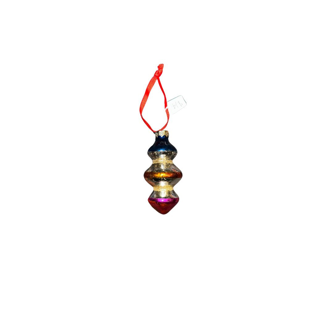 VINTAGE TOP GLASS ORNAMENT