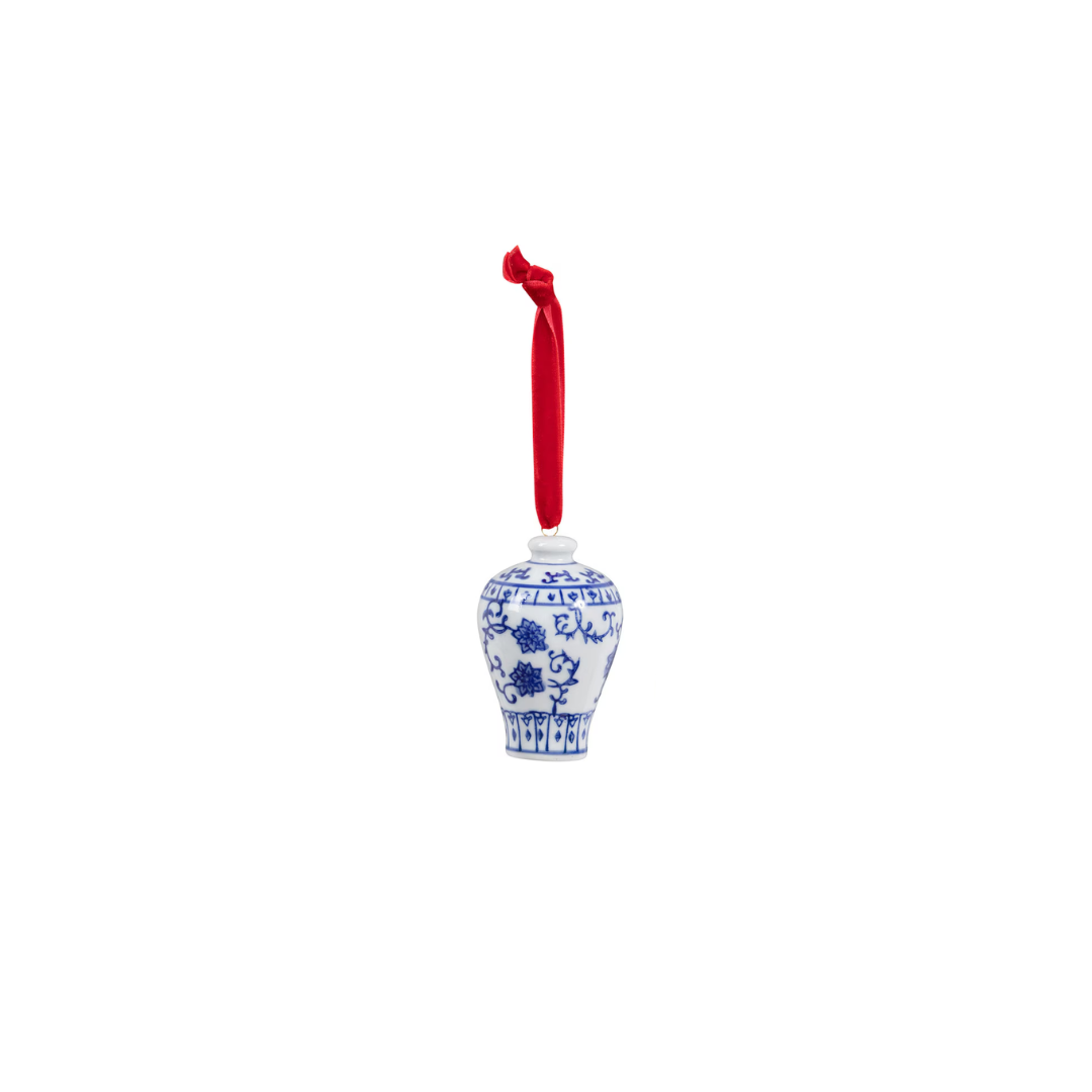 CHINOISERIE GINGER JAR ORNAMENT