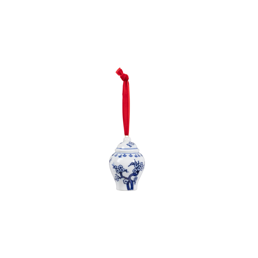 CHINOISERIE GINGER JAR ORNAMENT