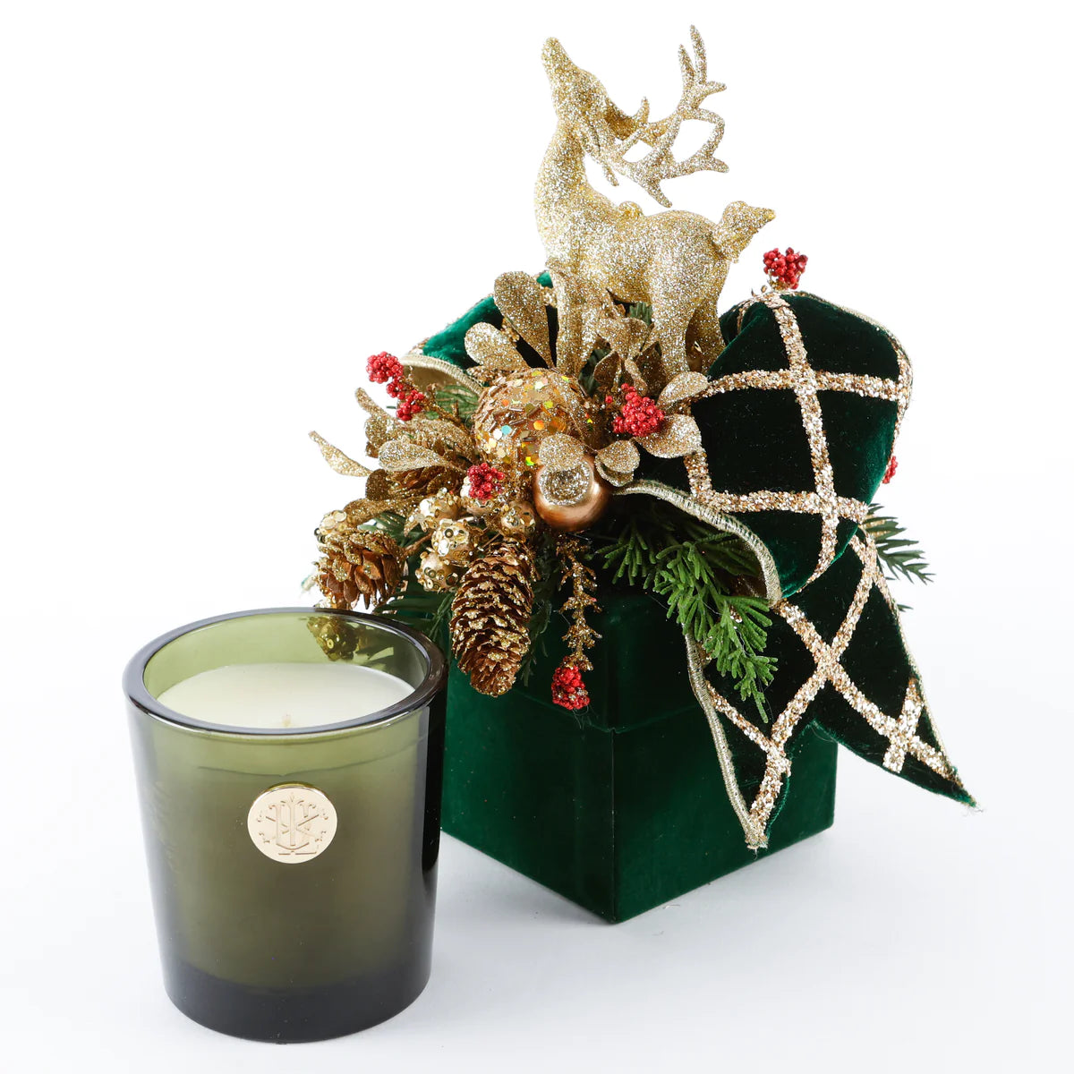 GIFT BOX ORNAMANT CANDLE