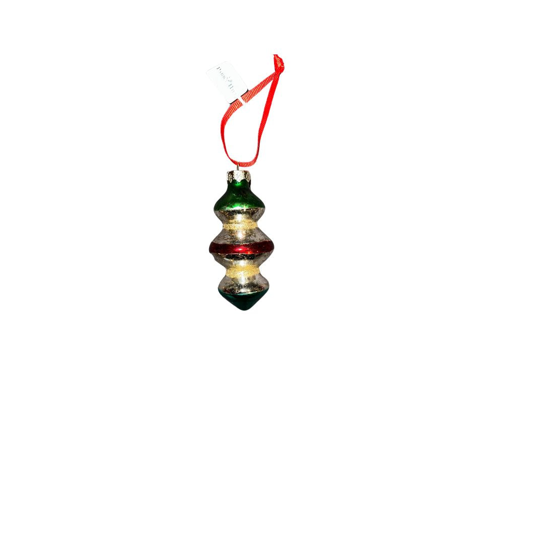 VINTAGE TOP GLASS ORNAMENT
