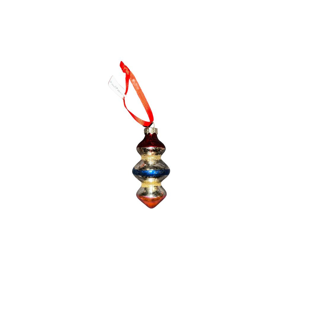 VINTAGE TOP GLASS ORNAMENT