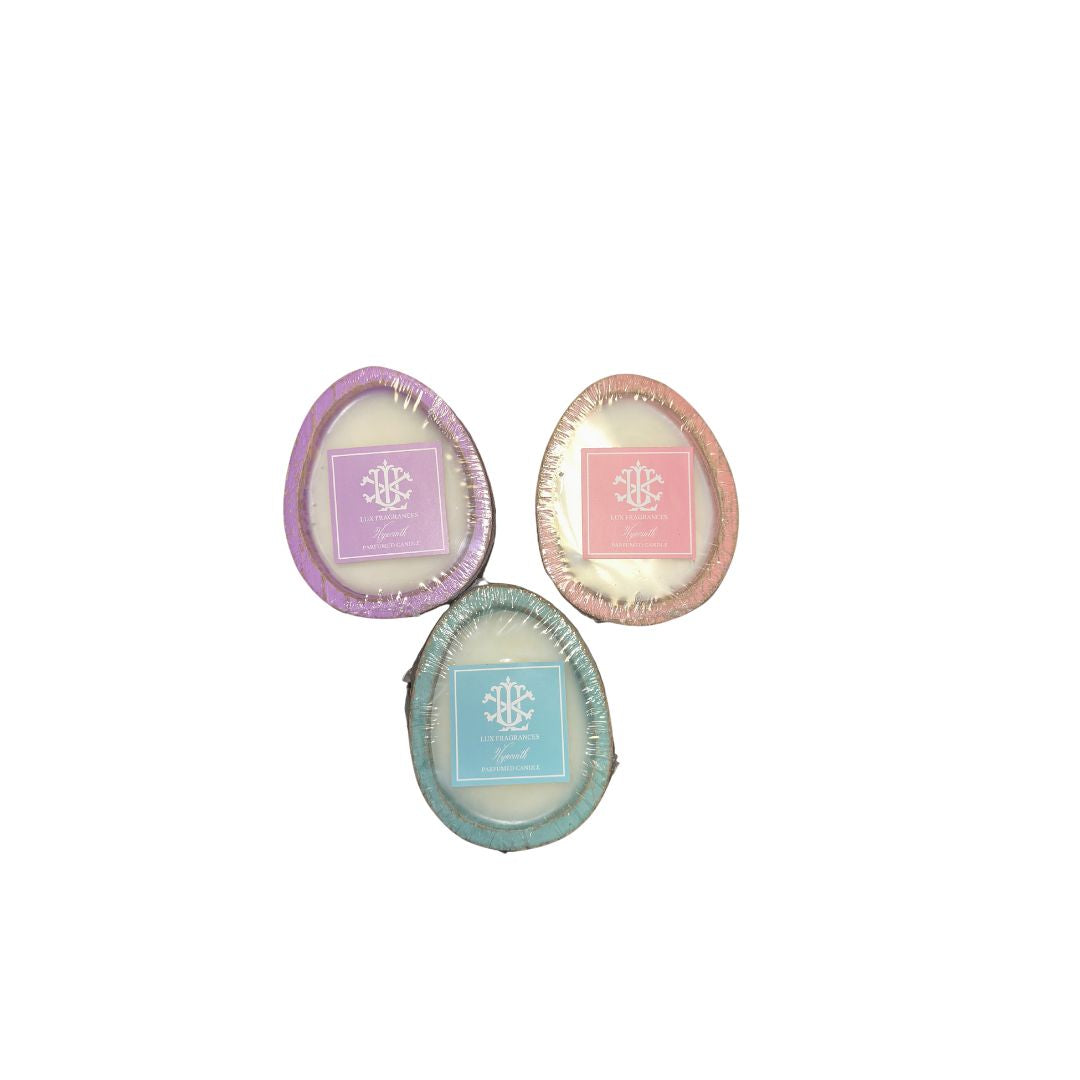COLORED EGG CANDLE