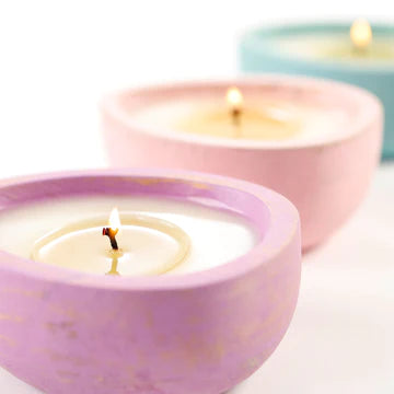 COLORED EGG CANDLE