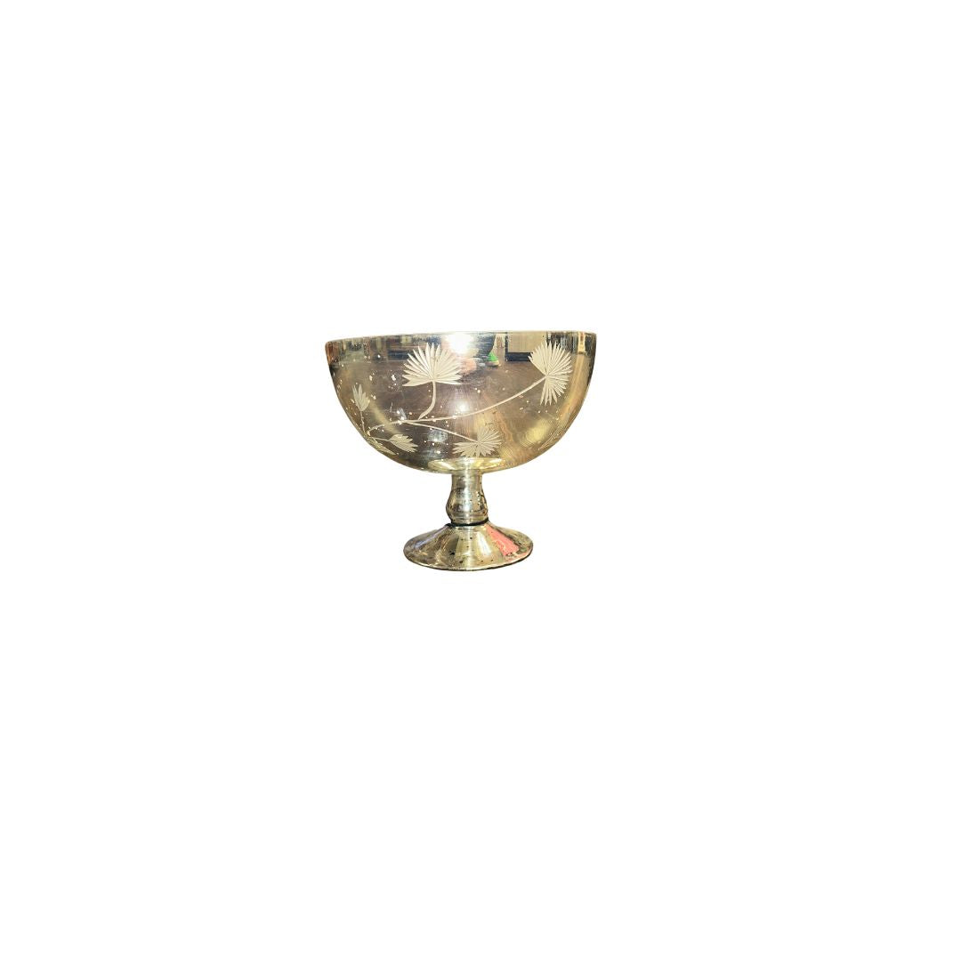 ETCHED SILVER BOWL
