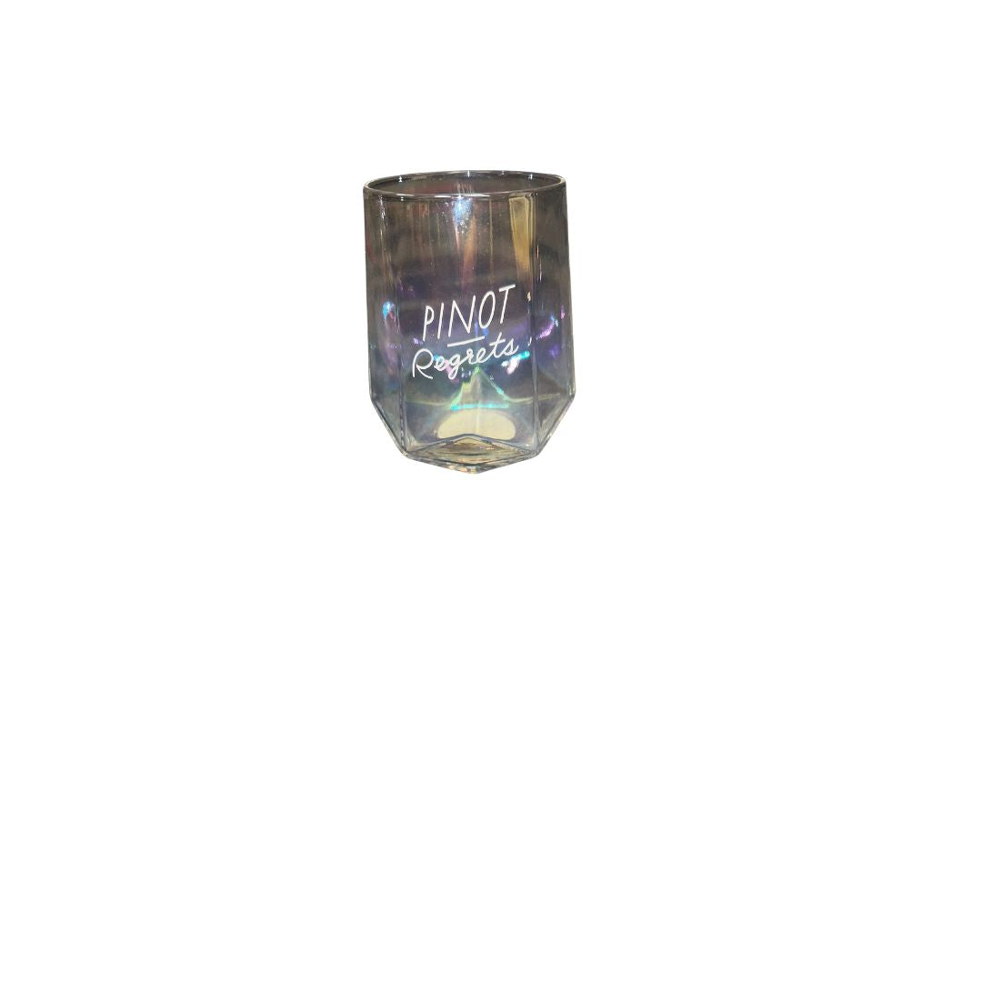 IRRIDESCENT WINE GLASS
