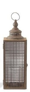 SCREENED WOODEN LANTERN
