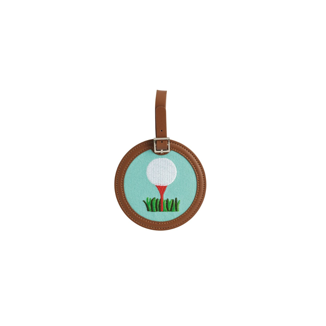 NEEDLE POINT GOLF TAGS