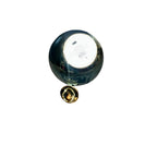 GLASS BLUE LIGHT UP ORNAMENT