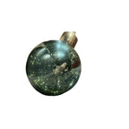 GLASS BLUE LIGHT UP ORNAMENT