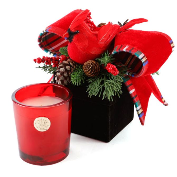 GIFT BOX ORNAMANT CANDLE