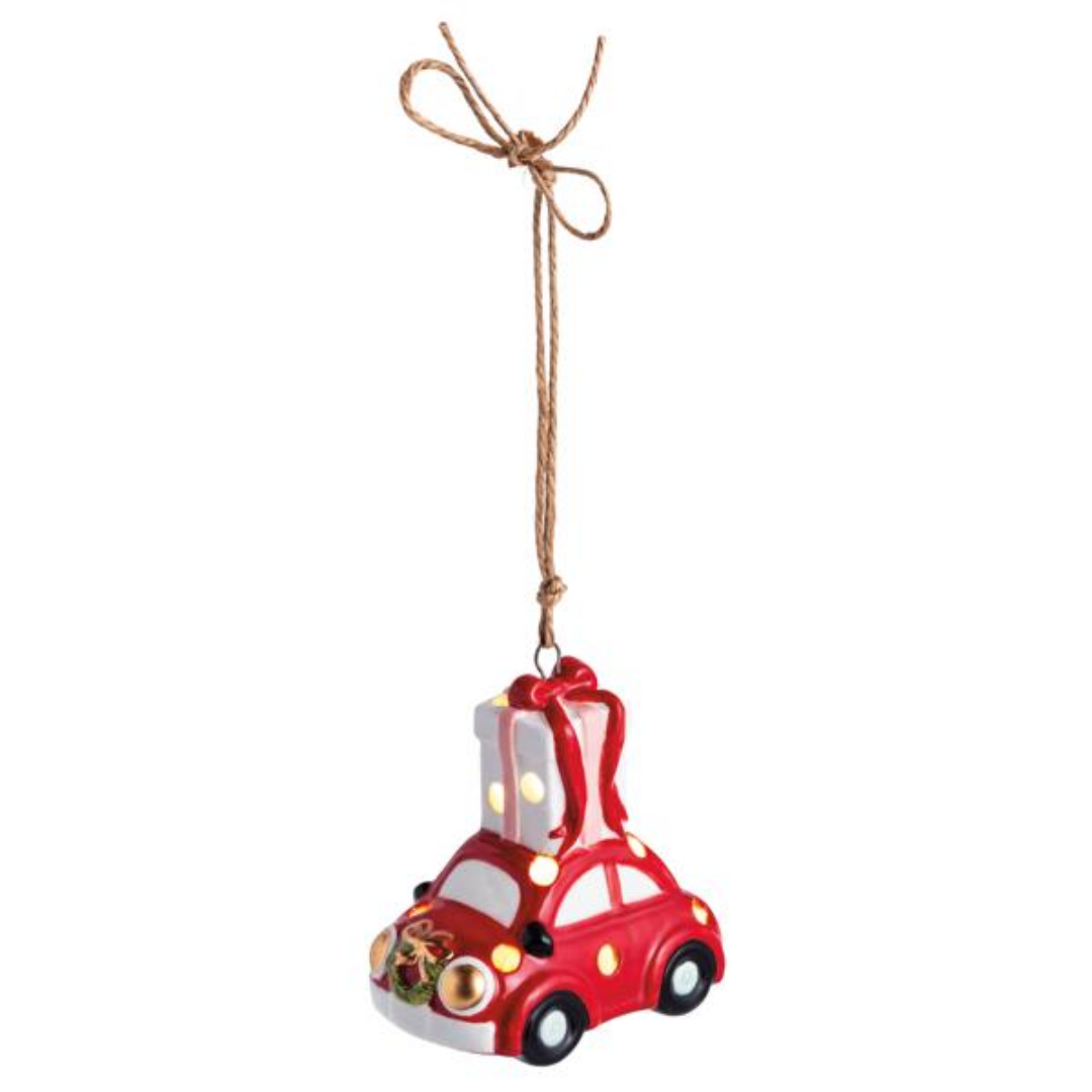 PORCELAIN LIGHT UP ORNAMENT