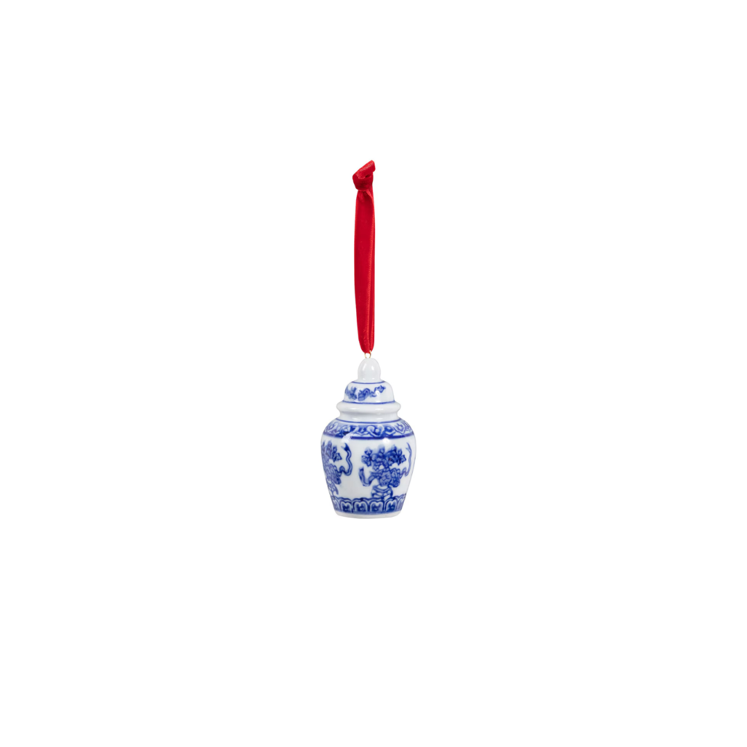 CHINOISERIE GINGER JAR ORNAMENT