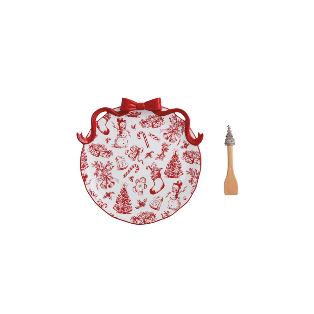 BOW COOKIE PLATE