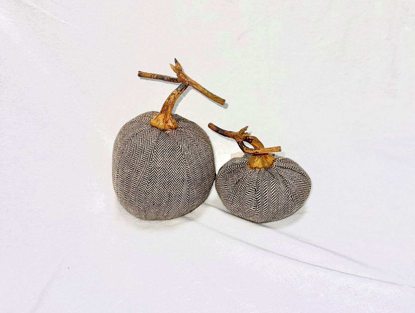 cloth pumpkin decor 
