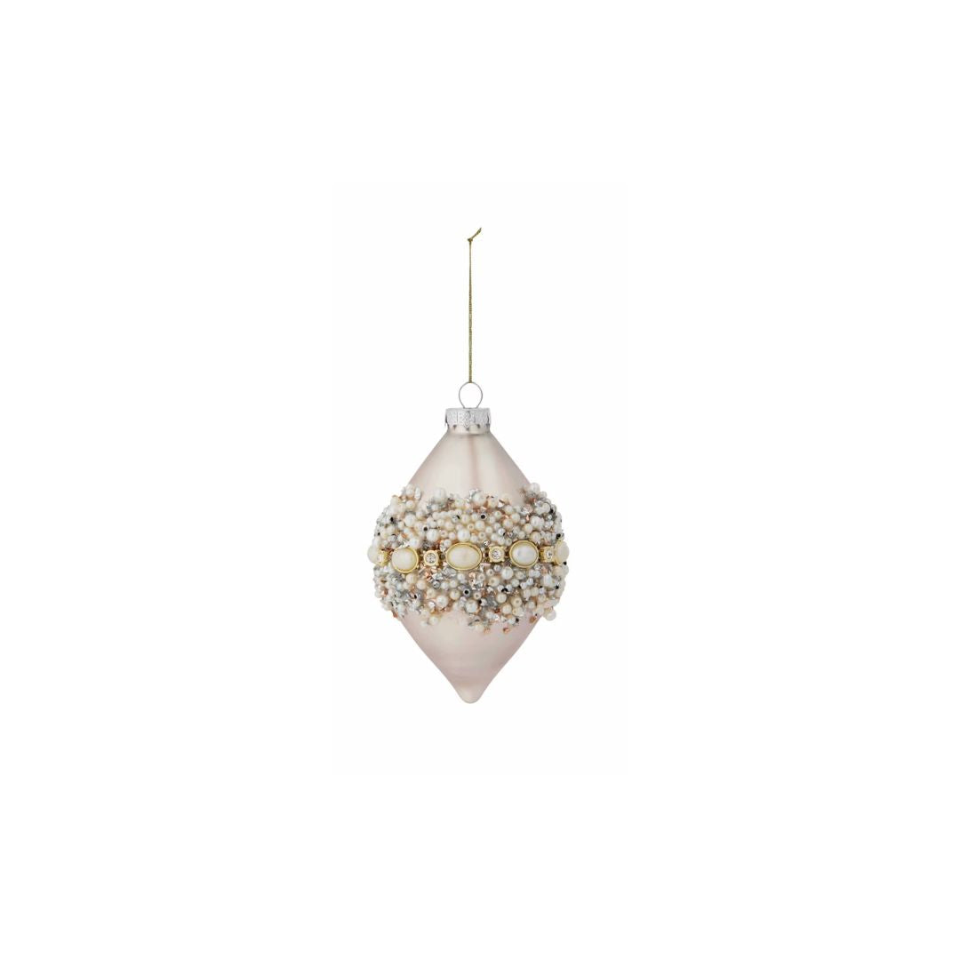 PEARL JEWEL CRUSTED ORNAMENT