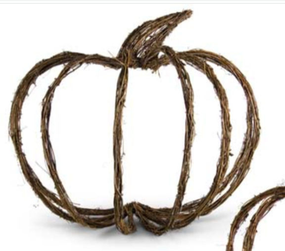 WICKER PUMPKIN