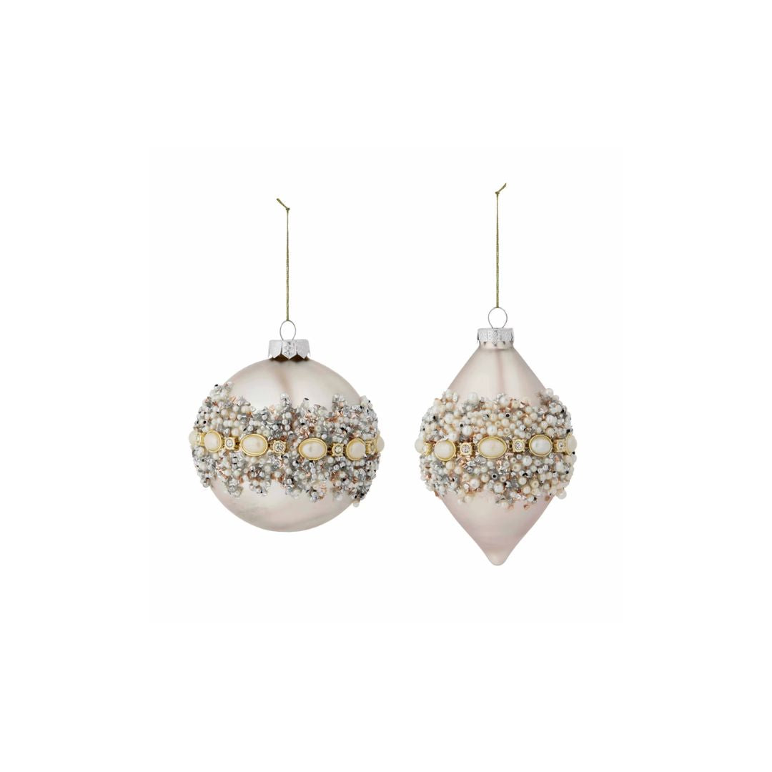 PEARL JEWEL CRUSTED ORNAMENT