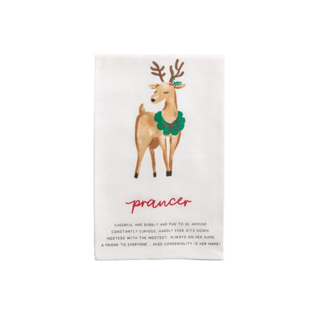REINDEER TEA TOWEL