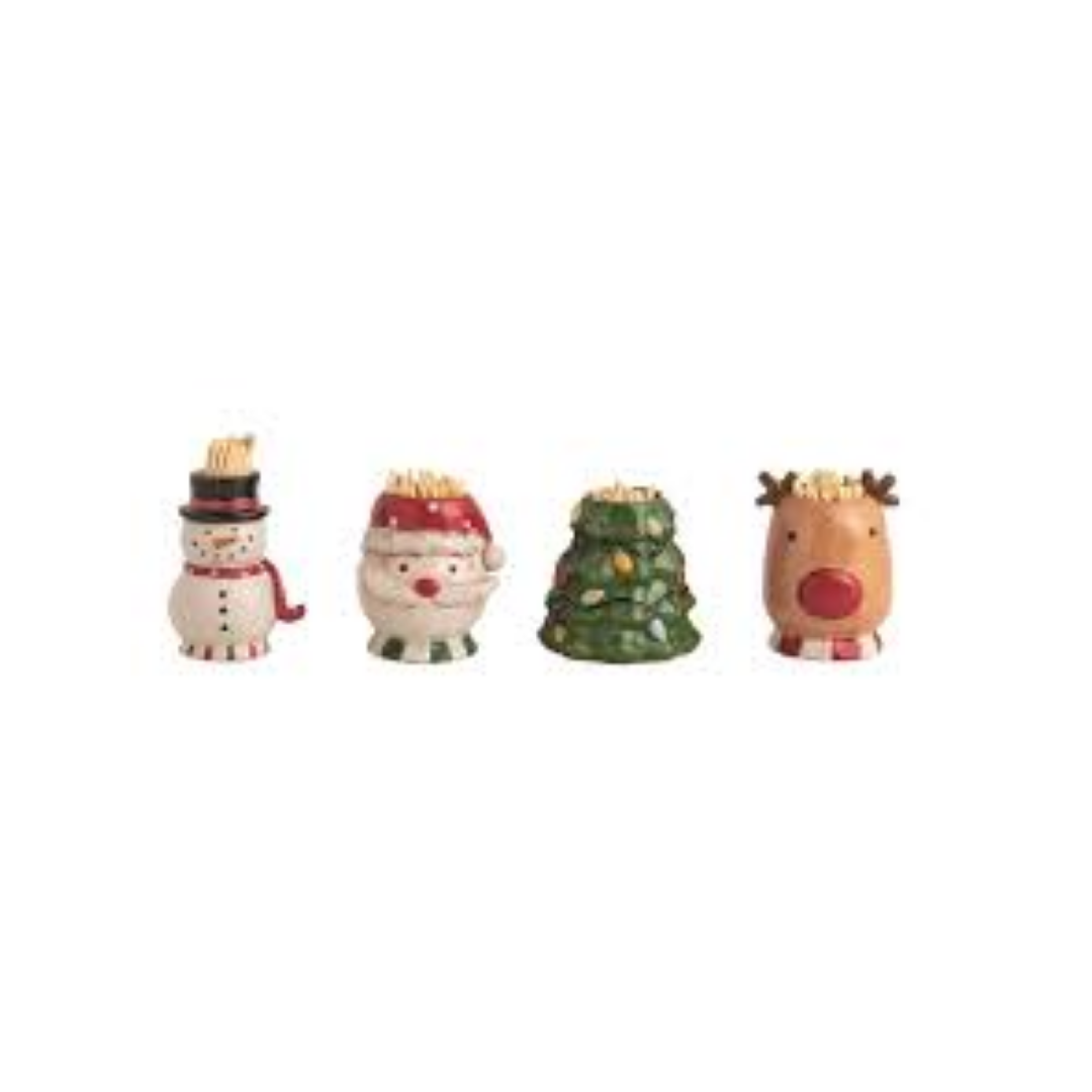 CHRISTMAS TOOTHPICK HOLDERS