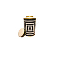 BLACK AND WHITE CANISTER