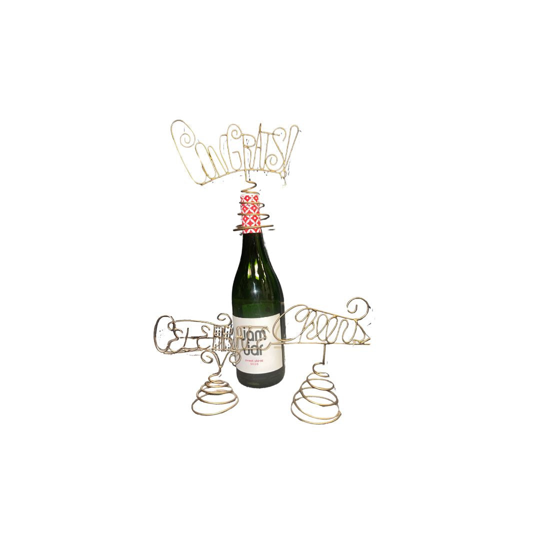 GOLD BOTTLE TOPPER