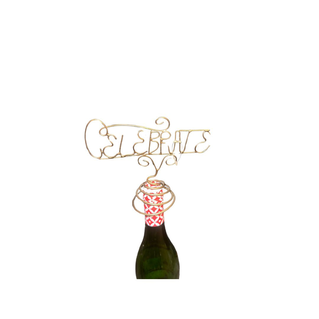 GOLD BOTTLE TOPPER