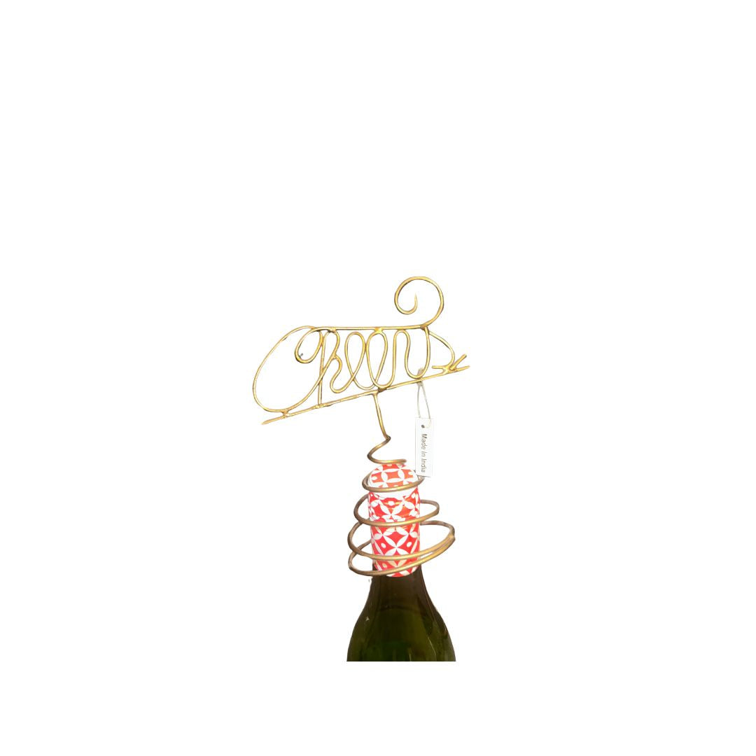 GOLD BOTTLE TOPPER