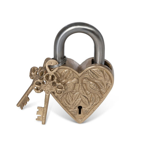 HEART LOCK WITH KEYS