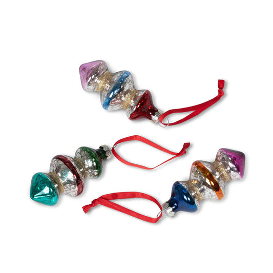 VINTAGE TOP GLASS ORNAMENT
